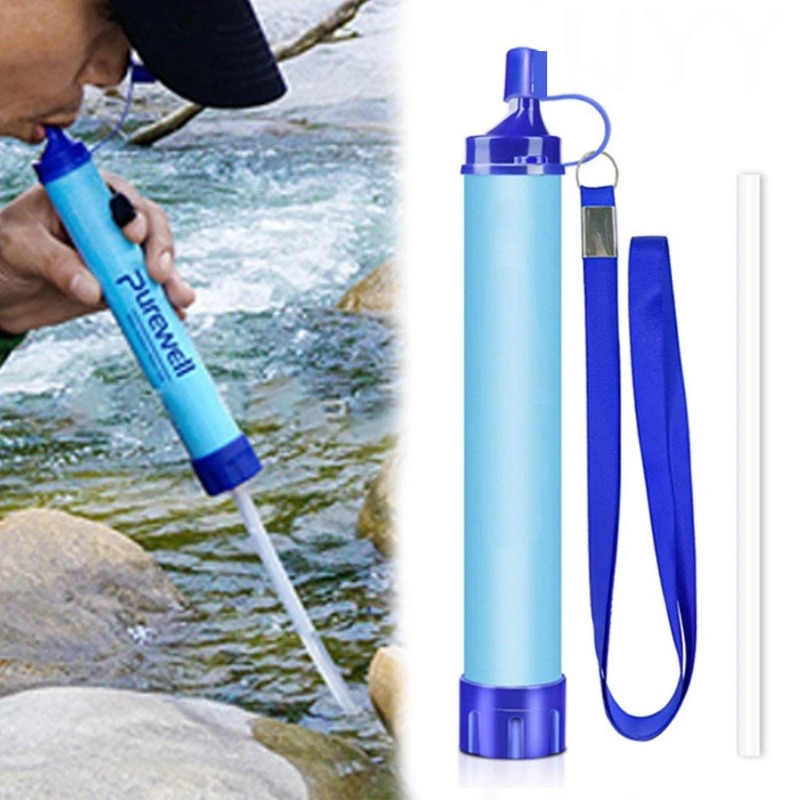 Water Purification Straw - Backpacking Portable Water Filter Straw Emergency