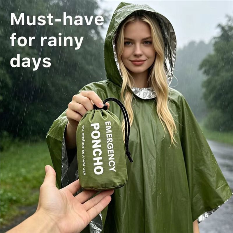 ABUG-Multi-Purpose Outdoor Sur - Emergency Poncho Rain review and price