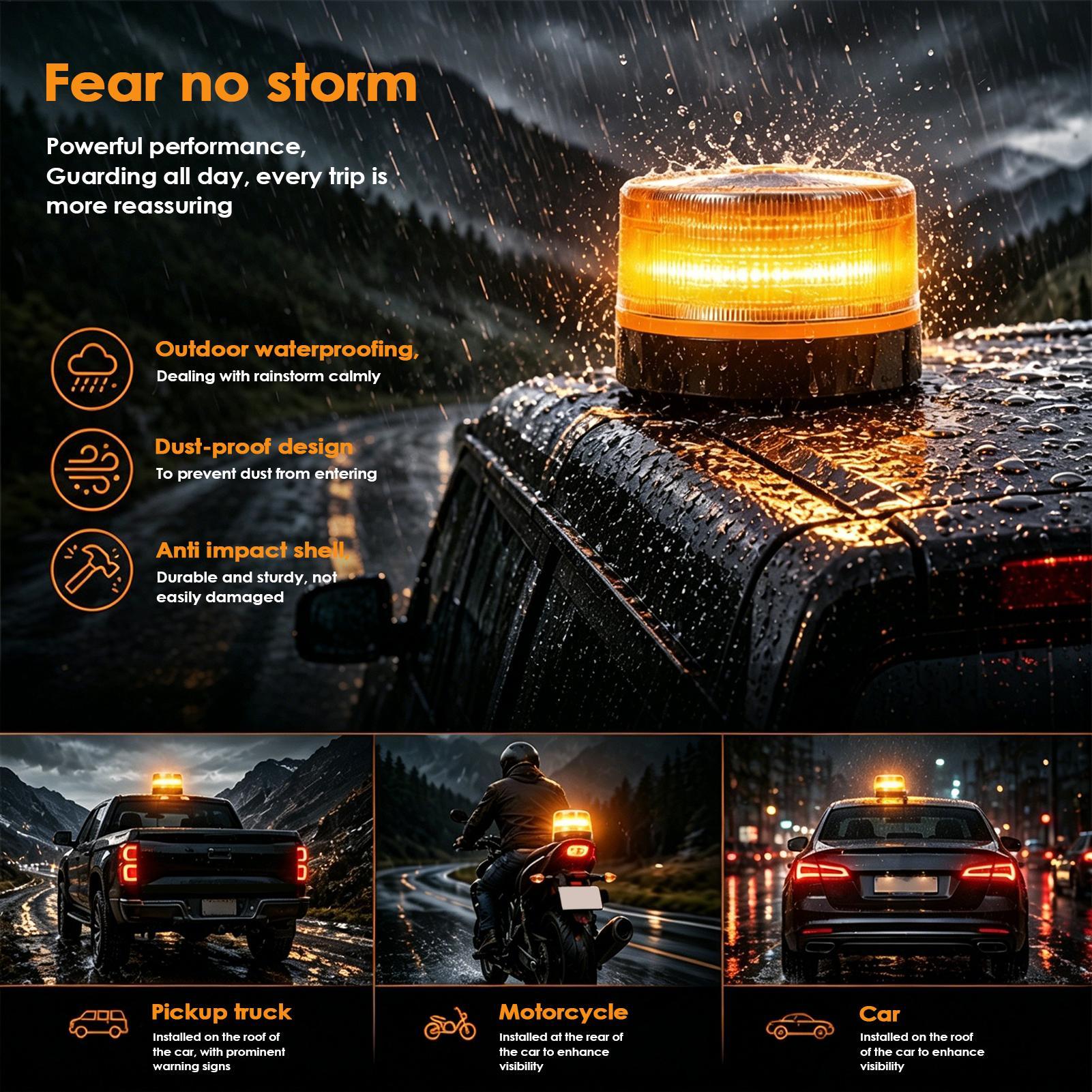 LED Beacon Light Amber Flashin - Sos Light Strobe review and price