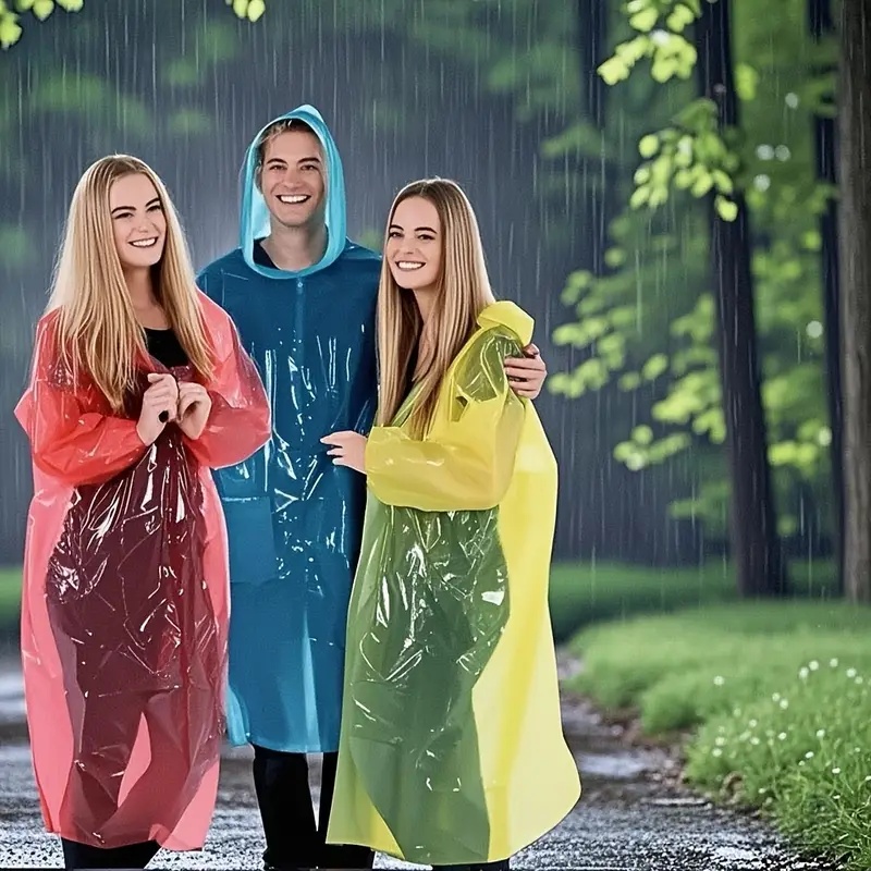 15/30PCS Randomly Colored Disp - Emergency Poncho Rain review and price
