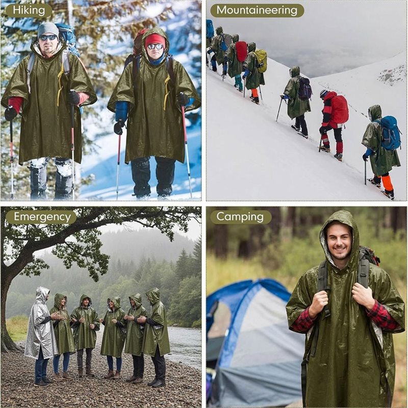 ABGH-Thermal Warm Emergency Wa - Emergency Poncho Rain review and price