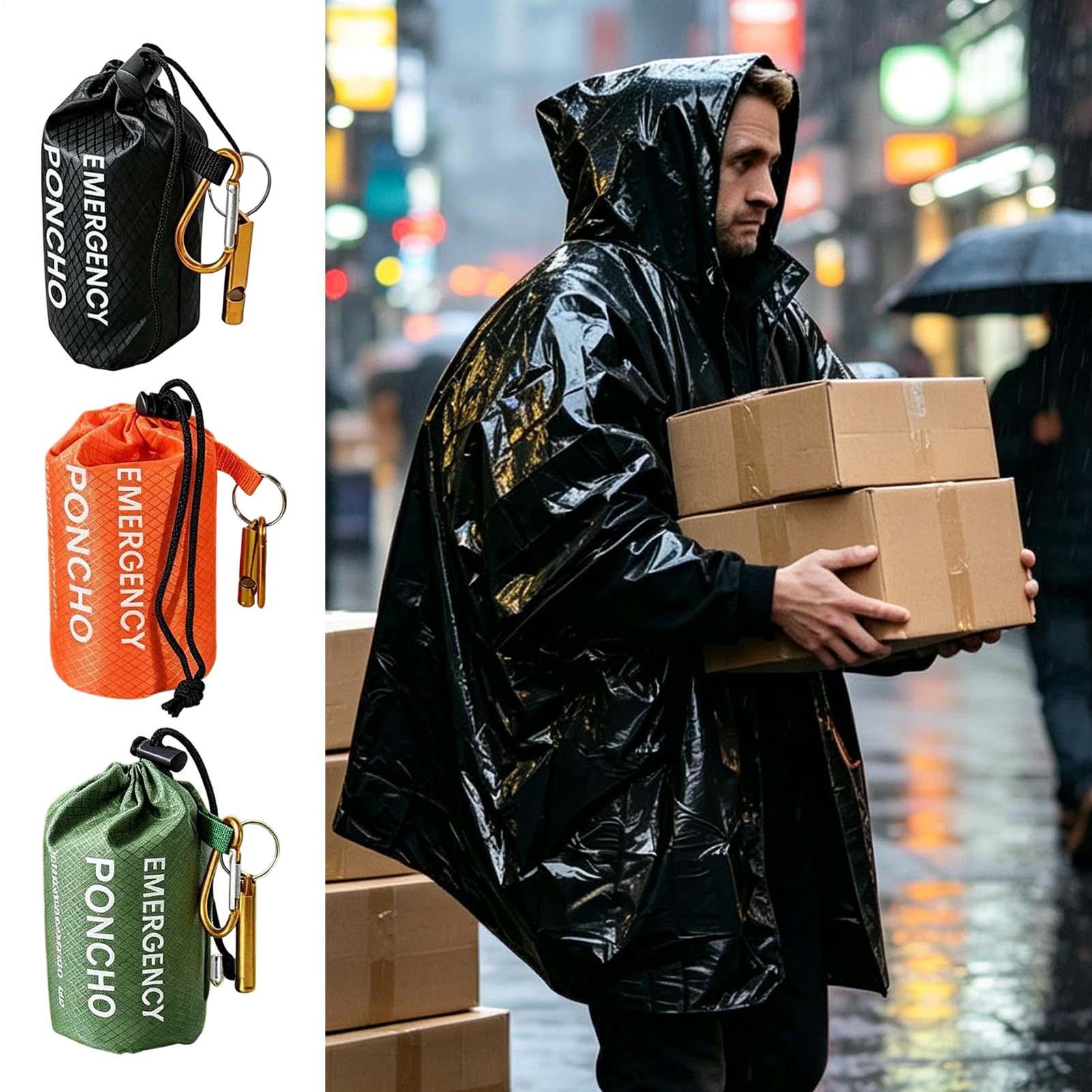 3pcs Survival Emergency Rain P - Survival Blanket Reflective review and price