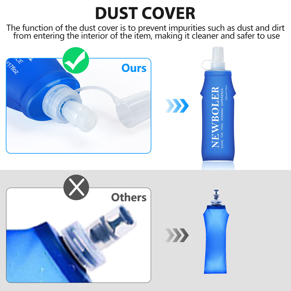 NEWBOLER 150ml 250ml 500ml Wat - Water Bag Collapsible review and price