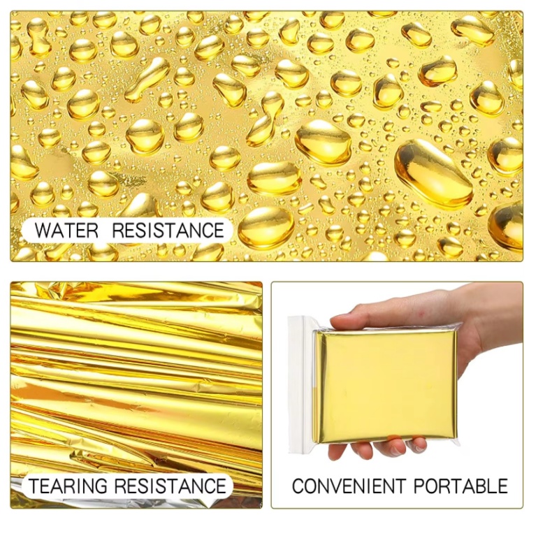 Gold‑Silver Mylar Thermal Surv - Survival Blanket Reflective review and price