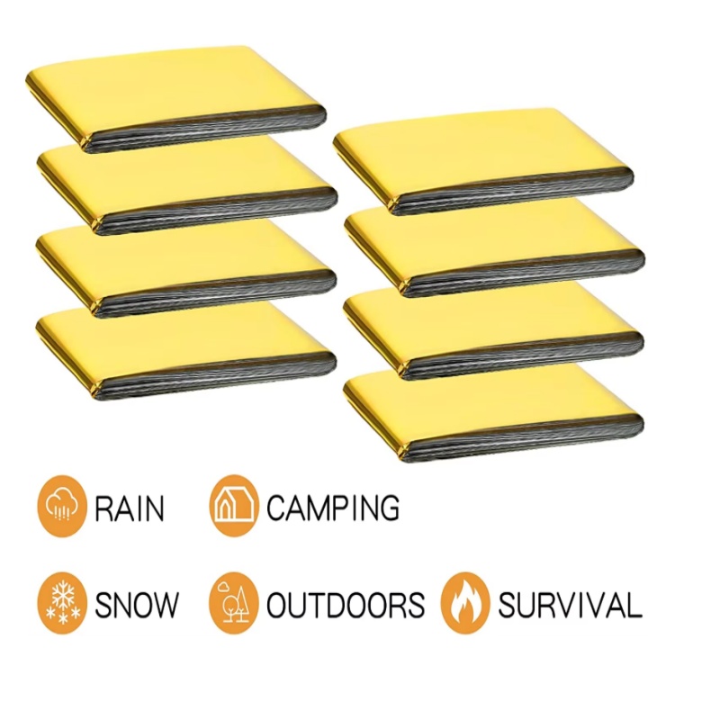 Gold‑Silver Mylar Thermal Surv - Survival Blanket Reflective review and price