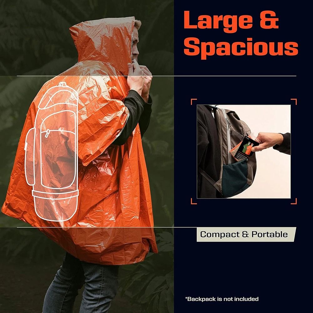 1Pcs Hiking Travel Tent Rainwe - Emergency Poncho Rain review and price