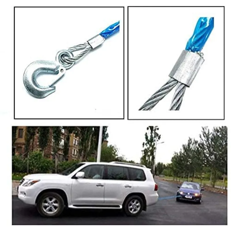 Car Towing Rope 3-7 Tons Steel - Rescue Rope Throw review and price