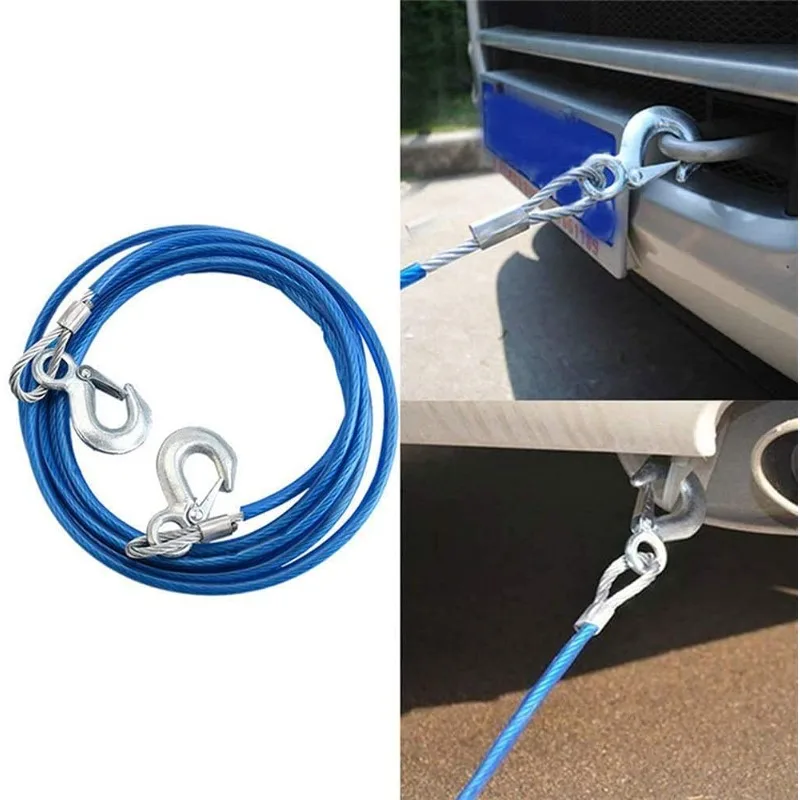 Car Towing Rope 3-7 Tons Steel - Rescue Rope Throw review and price