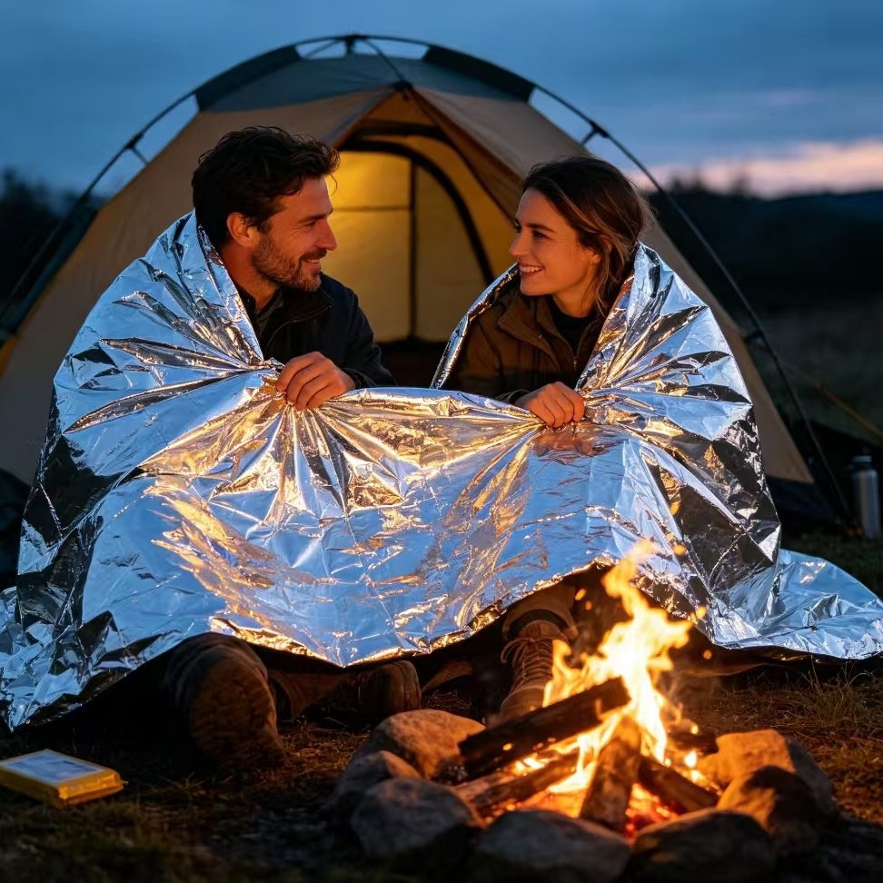 Mylar Thermal Emergency Blanke - Emergency Mylar Tent review and price