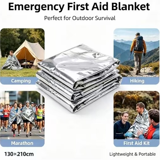 Mylar Thermal Emergency Blanke - Emergency Mylar Tent review and price