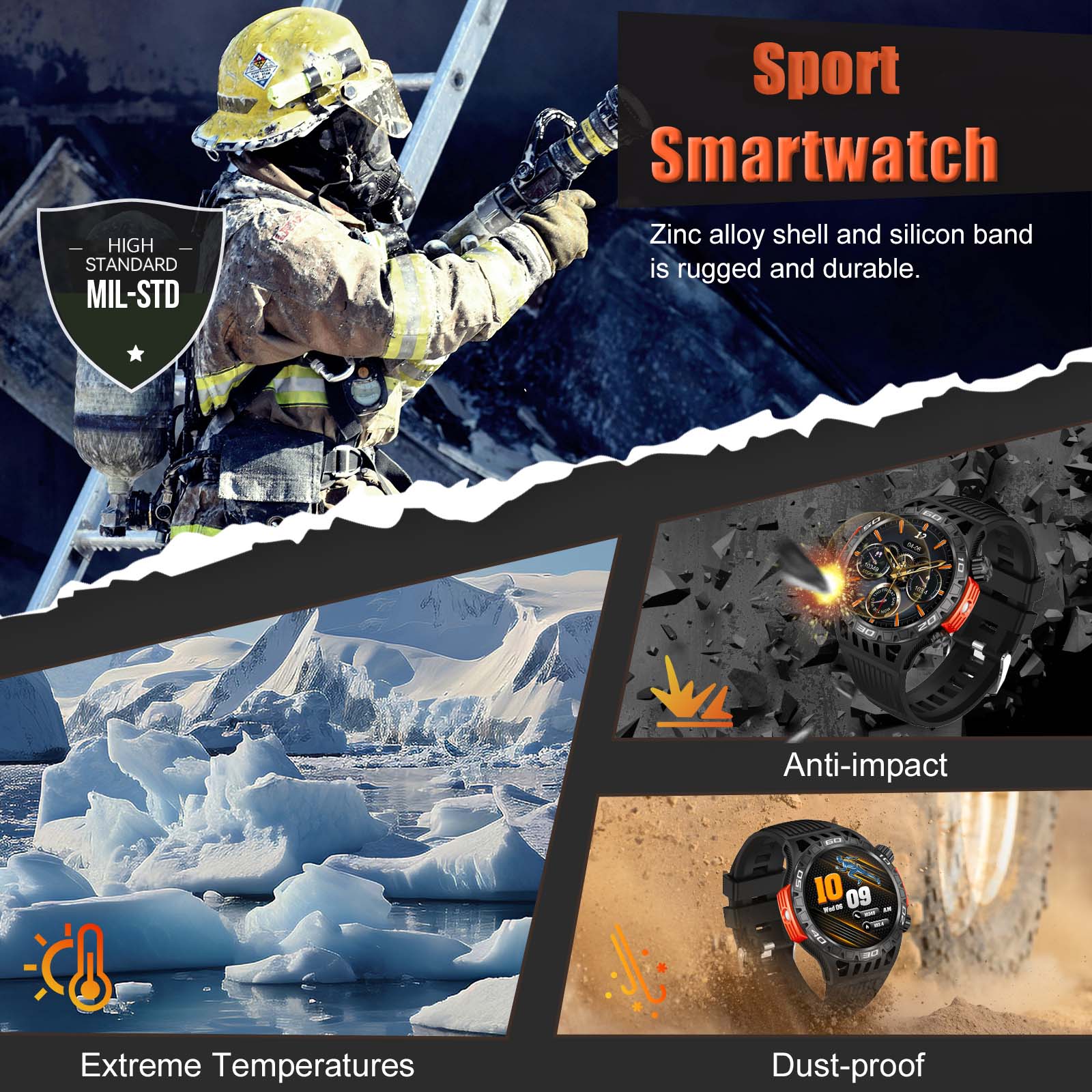 EIGIIS Smart Watch for Men wit - Compass Lensatic review and price